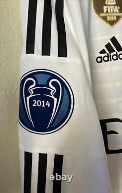 Adidas Real Madrid 2014/2015 Home Player Issue Soccer Jersey Size 8