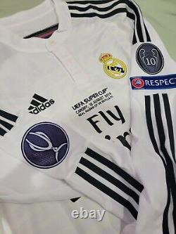 Adidas Real Madrid 2014 Home Super Cup Final Jersey Shirt Size M Karim Benzema