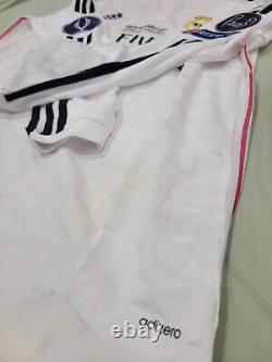 Adidas Real Madrid 2014 Home Super Cup Final Jersey Shirt Size M Karim Benzema