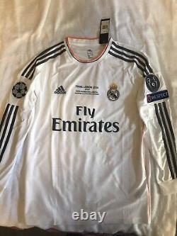 Adidas Real Madrid 2014 UCL FINAL CRISTIANO RONALDO HOME JERSEY Size Medium