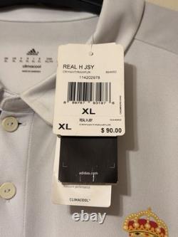 Adidas Real Madrid 2016/17 Cristiano Ronaldo #7 Jersey White Blue Men's XL