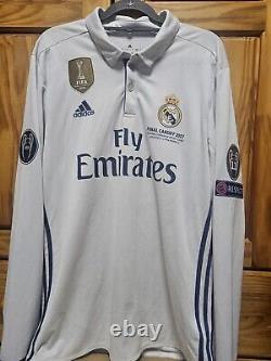 Adidas Real Madrid 2016/17 Home Sergio Ramos Jersey Size L AI5184