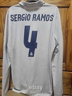 Adidas Real Madrid 2016/17 Home Sergio Ramos Jersey Size L AI5184