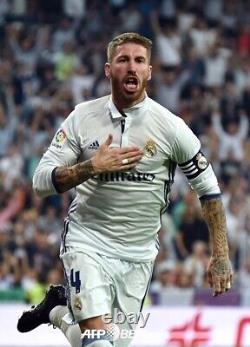 Adidas Real Madrid 2016/17 Home Sergio Ramos Jersey Size L AI5184