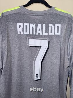 Adidas Real Madrid 2016-2017 Away Jersey Ronaldo #7 L/S SI2686 Large