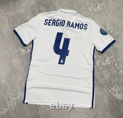 Adidas Real Madrid 2016 2017 Sergio Ramos #4 Home Football Shirt Soccer Jersey