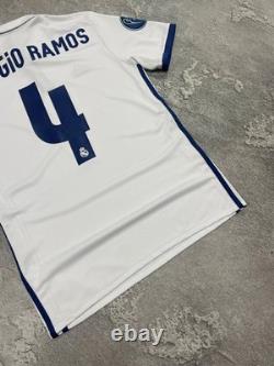 Adidas Real Madrid 2016 2017 Sergio Ramos #4 Home Football Shirt Soccer Jersey