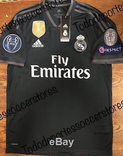 Adidas Real Madrid 2018-2019 Away Soccer Jersey With Champions Patches Size XXL