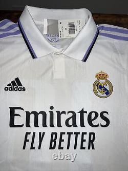 Adidas Real Madrid 2022/23 Authentic Player Issue UCL Home Kit Medium Modric