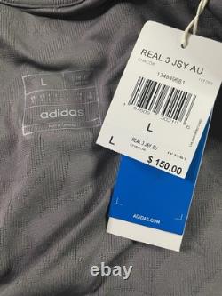 Adidas Real Madrid 2024/25 Authentic Soccer Jersey 3rd Kit Men's Size Large New