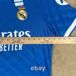 Adidas Real Madrid 2024-25 Away Jersey Blue Trefoil HEAT. RDY Mens Large P95985