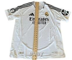 Adidas Real Madrid 2024/25 VINI JR #7 Authentic Men's Size XL IX8095 UCL Patch