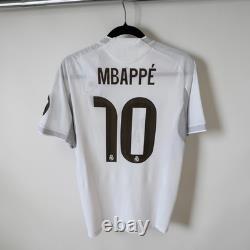 Adidas Real Madrid 2025/26 Home Authentic Jersey MBAPPE 10 Men's Size M NWT JV59