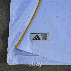 Adidas Real Madrid 2025/26 Long Sleeve Home Authentic Jersey Men's 2XL