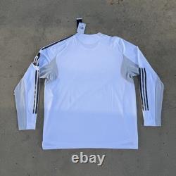 Adidas Real Madrid 2025/26 Long Sleeve Home Authentic Jersey Men's 2XL