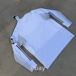 Adidas Real Madrid 2025/26 Long Sleeve Home Authentic Jersey Men's 2XL