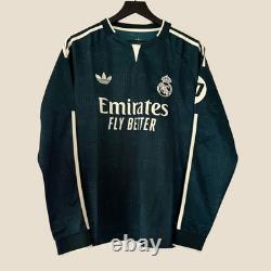 Adidas Real Madrid 2026/27 Third Jersey Long Sleeve Green Mens 3XL Fan Version