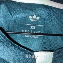 Adidas Real Madrid 2026/27 Third Jersey Long Sleeve Green Mens 3XL Fan Version