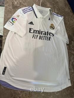Adidas Real Madrid 22/23 Authentic Home Jersey 120 Year Edition Beckham XL