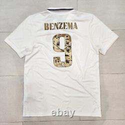 Adidas Real Madrid 22/23 Home #9 Benzema (Ballon d'or) Jersey HF0291 Size (L)