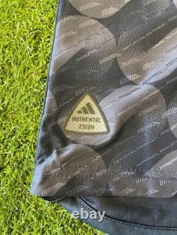 Adidas Real Madrid 23/24 Away Authentic Jersey Black/YellowithWhite