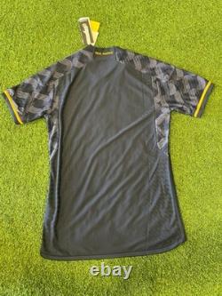 Adidas Real Madrid 23/24 Away Authentic Jersey Black/YellowithWhite