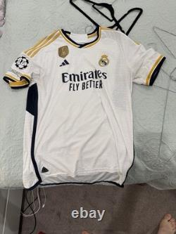 Adidas Real Madrid 23/24 Bellingham #5 White Jersey Size XL Authentic