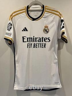 Adidas Real Madrid 23/24 Bellingham Player Version Jersey size L with CL Patch