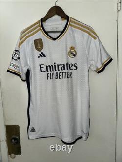 Adidas Real Madrid 23/24 Home Jersey Authentic, Size Medium, #5 Jude Bellingham