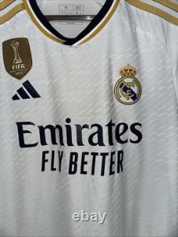 Adidas Real Madrid 23/24 Home Jersey Authentic, Size Medium, #5 Jude Bellingham