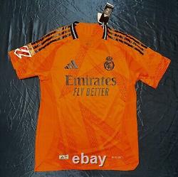 Adidas Real Madrid 24/25 AwayAuthentic Jersey Orange SizeL