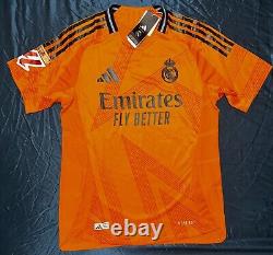 Adidas Real Madrid 24/25 AwayAuthentic Jersey Orange SizeL