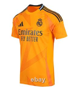 Adidas Real Madrid 24/25 Away Jersey Men's Soccer T-Shirt Sports AsiaFit IU5013