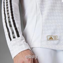 Adidas Real Madrid 24/25 Long Sleeve Home Authentic Jersey IT5204 Men's Medium