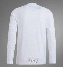 Adidas Real Madrid 24/25 Long Sleeve Home Authentic Jersey Men's Large IT5204
