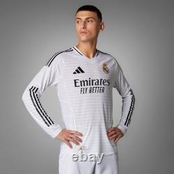 Adidas Real Madrid 24/25 Long Sleeve Home Authentic Jersey Size XL Nwt