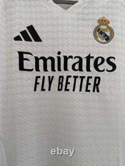 Adidas Real Madrid 24/25 Long Sleeve Home Authentic Jersey Size XL Nwt