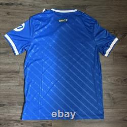 Adidas Real Madrid 24/25 Third Soccer Jersey Mens Size XL Blue Trefoil Shirt NWT