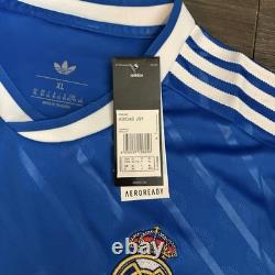 Adidas Real Madrid 24/25 Third Soccer Jersey Mens Size XL Blue Trefoil Shirt NWT