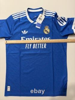 Adidas Real Madrid 25/26 Authentic Third Jersey Mens M Bluebird JV5839