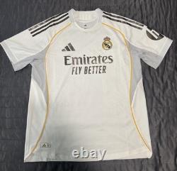 Adidas Real Madrid 25/26 Home Authentic Jersey Size XL