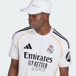 Adidas Real Madrid 25/26 Home Jersey Mens Sizes Jj1931 White Color