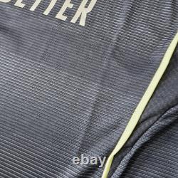 Adidas Real Madrid 25/26 Long Sleeve Away Authentic Jersey Blue Silver Men's S