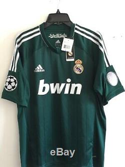 Adidas Real Madrid 3rd 2012-13 soccer jersey Green Grey Size L Mens Only