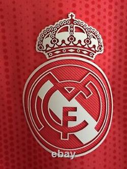 Adidas Real Madrid 3rd 2018-19 soccer jersey Red Coral White Size S Men's Only