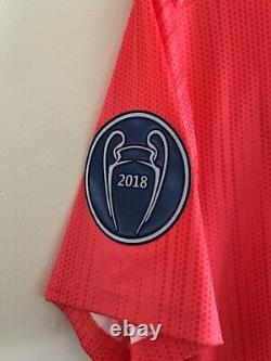 Adidas Real Madrid 3rd 2018-19 soccer jersey Red Coral White Size S Men's Only