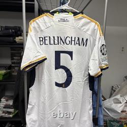 Adidas Real Madrid #5 Bellingham 2022 Home Authentic Football Kit (XL)