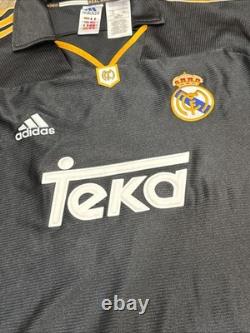 Adidas Real Madrid 99/00 Away Jersey Remake JW1992 Size L ROBERTO CARLOS