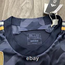 Adidas Real Madrid Away 23/24 Valverde 15 Navy/black Size 2xl Mens Soccer Jersey