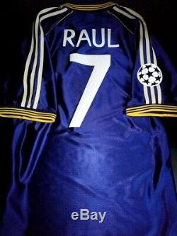 Adidas Real Madrid Away Champions 1999 Raul Original Jersey Shirt